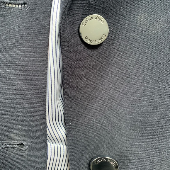 Navy blue woman’s suit jacket - Picture 2 of 3